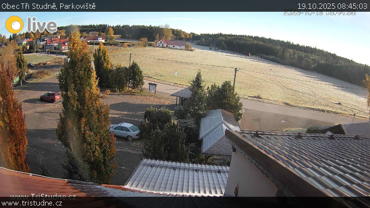 Obec Tři Studně - Parkoviště - 19.10.2025 v 08:45 Obec Tři Studně - Parkoviště - 19.10.2025 v 08:45