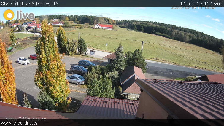 Obec Tři Studně - Parkoviště - 19.10.2025 v 11:15 Obec Tři Studně - Parkoviště - 19.10.2025 v 11:15