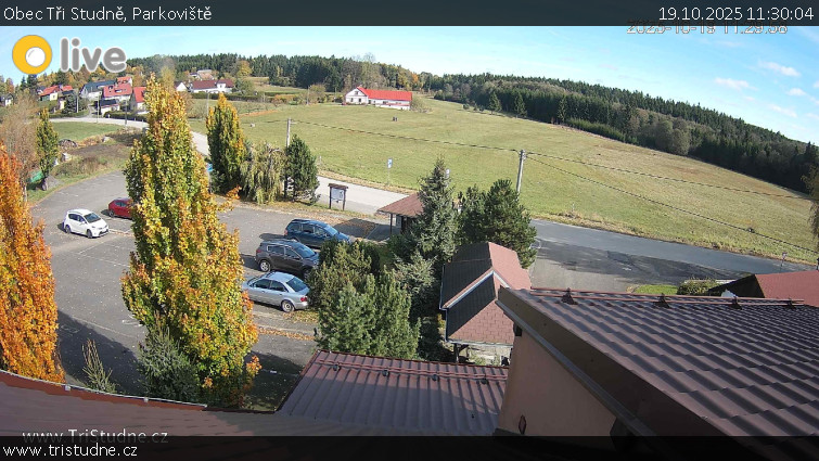 Obec Tři Studně - Parkoviště - 19.10.2025 v 11:30 Obec Tři Studně - Parkoviště - 19.10.2025 v 11:30