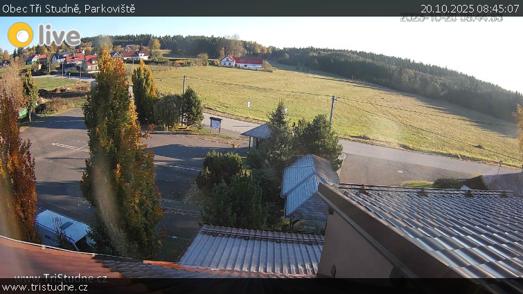 Obec Tři Studně - Parkoviště - 20.10.2025 v 08:45 Obec Tři Studně - Parkoviště - 20.10.2025 v 08:45