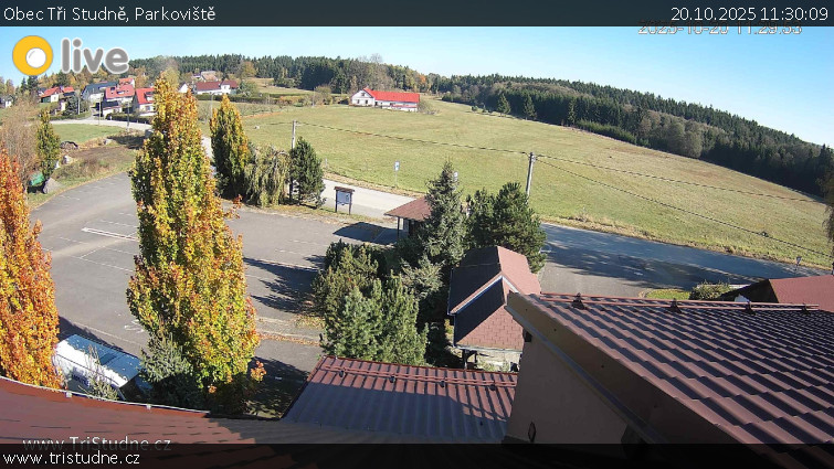 Obec Tři Studně - Parkoviště - 20.10.2025 v 11:30 Obec Tři Studně - Parkoviště - 20.10.2025 v 11:30