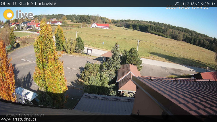 Obec Tři Studně - Parkoviště - 20.10.2025 v 13:45 Obec Tři Studně - Parkoviště - 20.10.2025 v 13:45