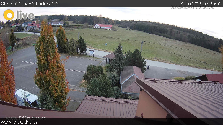 Obec Tři Studně - Parkoviště - 21.10.2025 v 07:30 Obec Tři Studně - Parkoviště - 21.10.2025 v 07:30