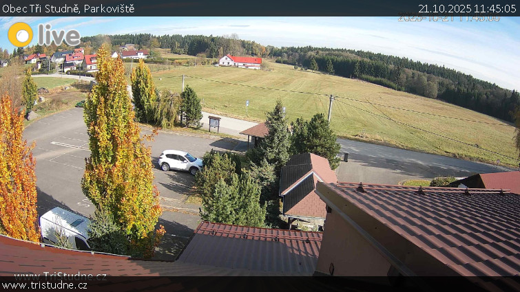 Obec Tři Studně - Parkoviště - 21.10.2025 v 11:45 Obec Tři Studně - Parkoviště - 21.10.2025 v 11:45