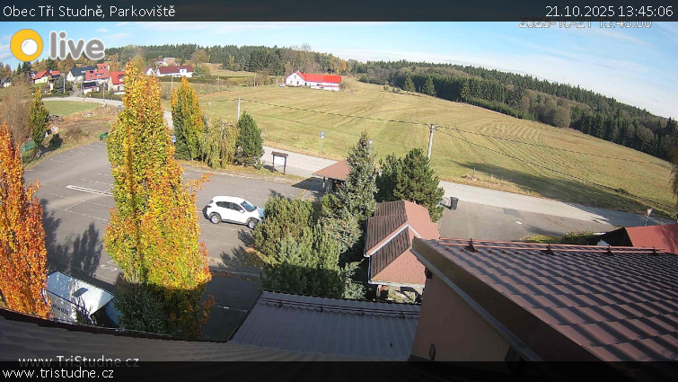 Obec Tři Studně - Parkoviště - 21.10.2025 v 13:45 Obec Tři Studně - Parkoviště - 21.10.2025 v 13:45