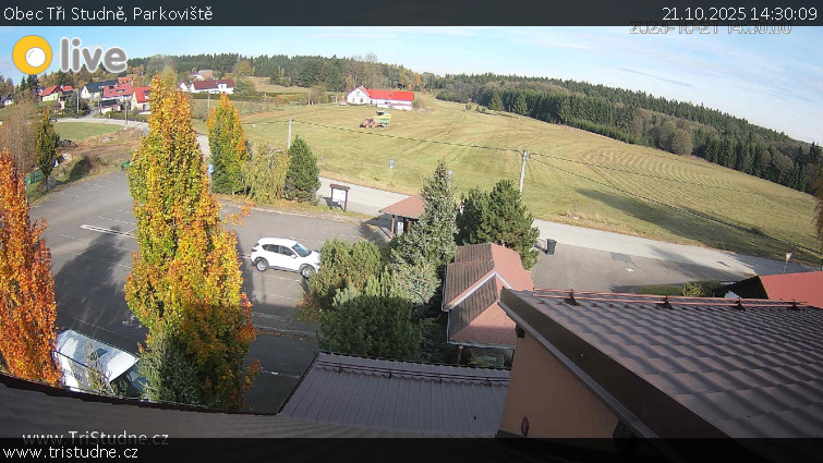 Obec Tři Studně - Parkoviště - 21.10.2025 v 14:30 Obec Tři Studně - Parkoviště - 21.10.2025 v 14:30
