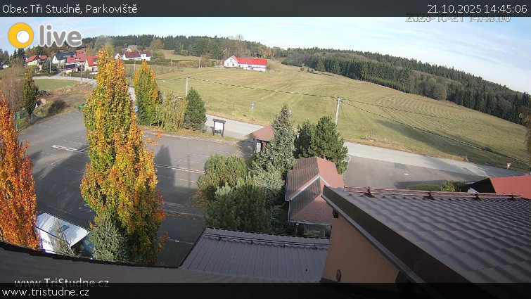Obec Tři Studně - Parkoviště - 21.10.2025 v 14:45 Obec Tři Studně - Parkoviště - 21.10.2025 v 14:45