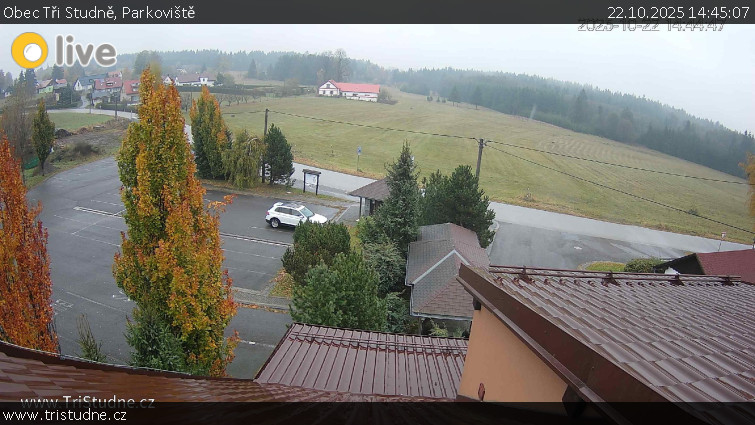 Obec Tři Studně - Parkoviště - 22.10.2025 v 14:45 Obec Tři Studně - Parkoviště - 22.10.2025 v 14:45