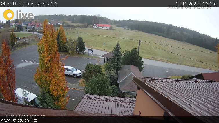 Obec Tři Studně - Parkoviště - 24.10.2025 v 14:30 Obec Tři Studně - Parkoviště - 24.10.2025 v 14:30
