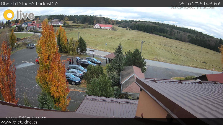 Obec Tři Studně - Parkoviště - 25.10.2025 v 14:30 Obec Tři Studně - Parkoviště - 25.10.2025 v 14:30