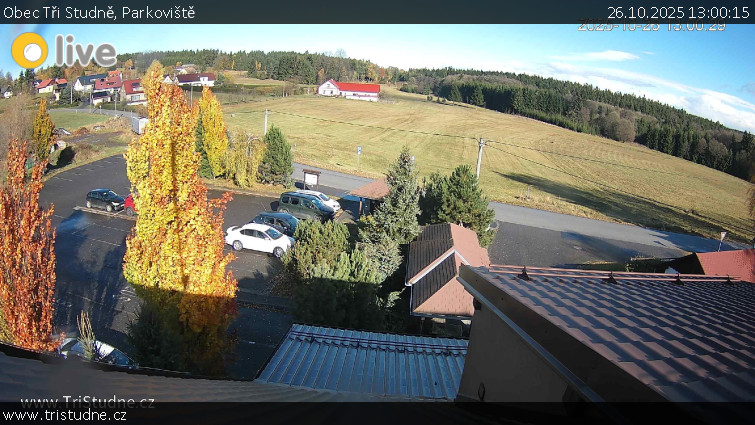 Obec Tři Studně - Parkoviště - 26.10.2025 v 13:00 Obec Tři Studně - Parkoviště - 26.10.2025 v 13:00
