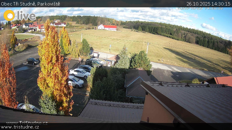 Obec Tři Studně - Parkoviště - 26.10.2025 v 14:30 Obec Tři Studně - Parkoviště - 26.10.2025 v 14:30
