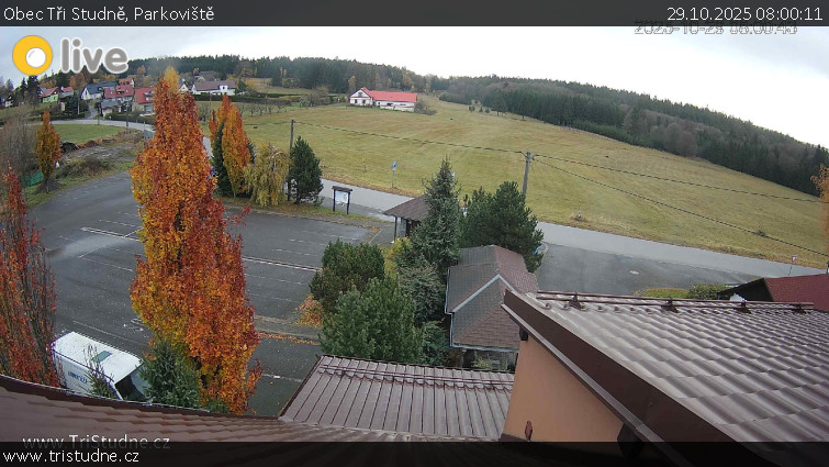 Obec Tři Studně - Parkoviště - 29.10.2025 v 08:00 Obec Tři Studně - Parkoviště - 29.10.2025 v 08:00