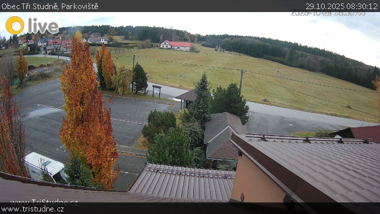 Obec Tři Studně - Parkoviště - 29.10.2025 v 08:30 Obec Tři Studně - Parkoviště - 29.10.2025 v 08:30