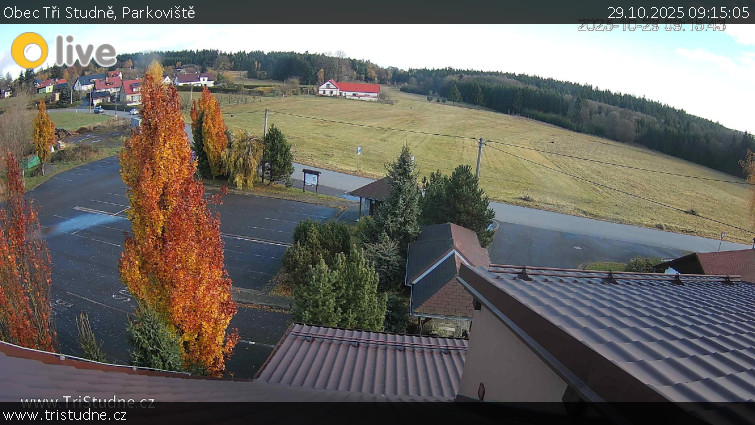 Obec Tři Studně - Parkoviště - 29.10.2025 v 09:15 Obec Tři Studně - Parkoviště - 29.10.2025 v 09:15
