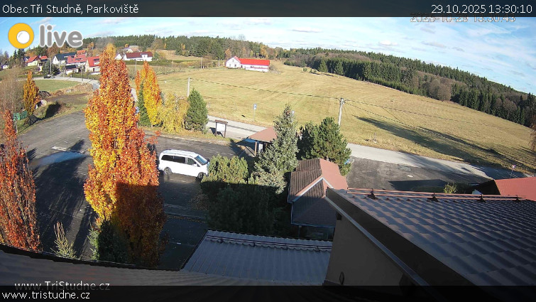 Obec Tři Studně - Parkoviště - 29.10.2025 v 13:30 Obec Tři Studně - Parkoviště - 29.10.2025 v 13:30