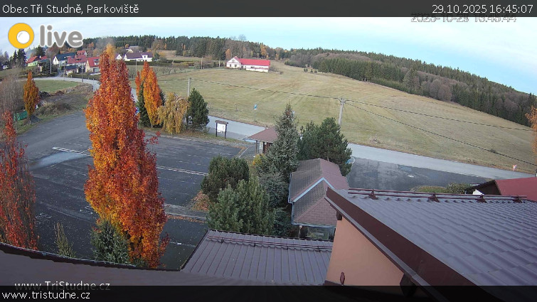 Obec Tři Studně - Parkoviště - 29.10.2025 v 16:45 Obec Tři Studně - Parkoviště - 29.10.2025 v 16:45