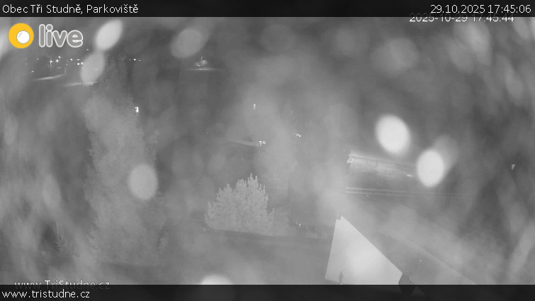 Obec Tři Studně - Parkoviště - 29.10.2025 v 17:45 Obec Tři Studně - Parkoviště - 29.10.2025 v 17:45