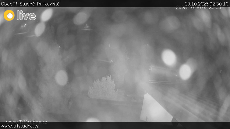 Obec Tři Studně - Parkoviště - 30.10.2025 v 02:30 Obec Tři Studně - Parkoviště - 30.10.2025 v 02:30