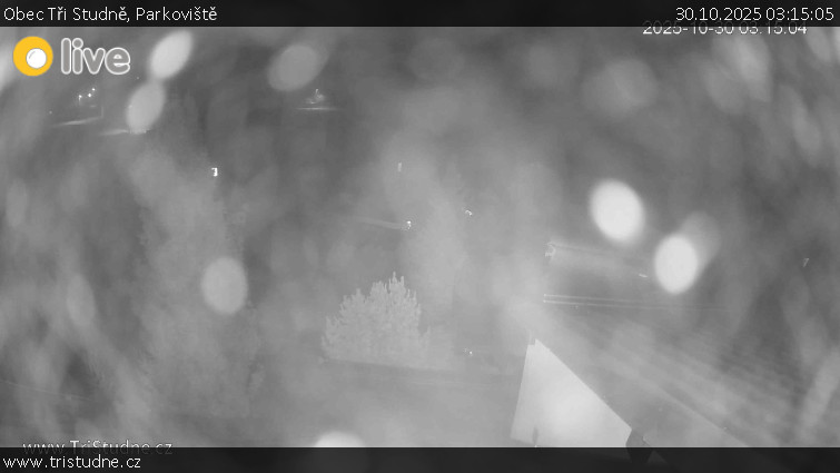 Obec Tři Studně - Parkoviště - 30.10.2025 v 03:15 Obec Tři Studně - Parkoviště - 30.10.2025 v 03:15