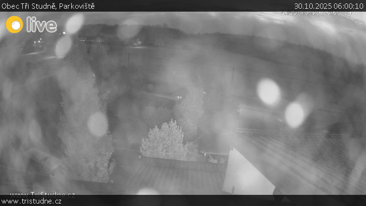 Obec Tři Studně - Parkoviště - 30.10.2025 v 06:00 Obec Tři Studně - Parkoviště - 30.10.2025 v 06:00