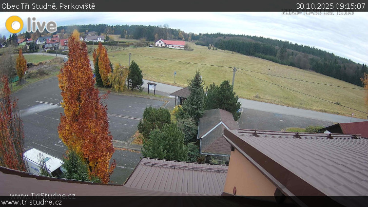 Obec Tři Studně - Parkoviště - 30.10.2025 v 09:15 Obec Tři Studně - Parkoviště - 30.10.2025 v 09:15