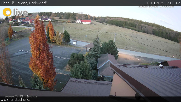 Obec Tři Studně - Parkoviště - 30.10.2025 v 17:00 Obec Tři Studně - Parkoviště - 30.10.2025 v 17:00