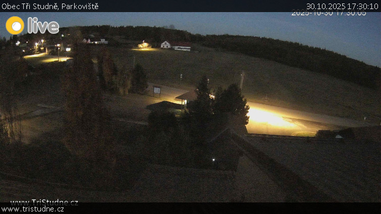 Obec Tři Studně - Parkoviště - 30.10.2025 v 17:30 Obec Tři Studně - Parkoviště - 30.10.2025 v 17:30