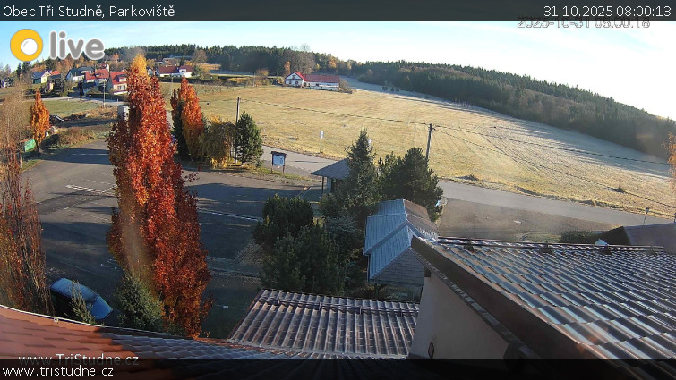Obec Tři Studně - Parkoviště - 31.10.2025 v 08:00 Obec Tři Studně - Parkoviště - 31.10.2025 v 08:00