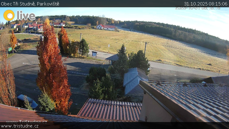 Obec Tři Studně - Parkoviště - 31.10.2025 v 08:15 Obec Tři Studně - Parkoviště - 31.10.2025 v 08:15