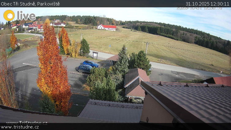 Obec Tři Studně - Parkoviště - 31.10.2025 v 12:30 Obec Tři Studně - Parkoviště - 31.10.2025 v 12:30