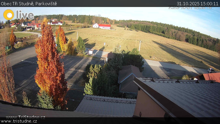 Obec Tři Studně - Parkoviště - 31.10.2025 v 15:00 Obec Tři Studně - Parkoviště - 31.10.2025 v 15:00