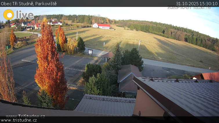 Obec Tři Studně - Parkoviště - 31.10.2025 v 15:30 Obec Tři Studně - Parkoviště - 31.10.2025 v 15:30