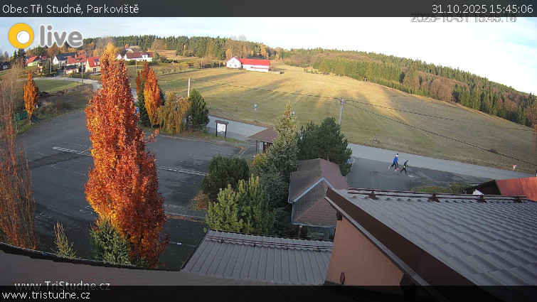 Obec Tři Studně - Parkoviště - 31.10.2025 v 15:45 Obec Tři Studně - Parkoviště - 31.10.2025 v 15:45