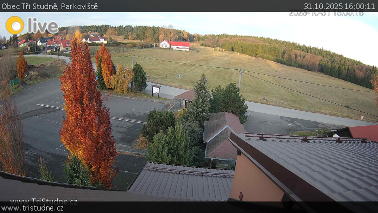 Obec Tři Studně - Parkoviště - 31.10.2025 v 16:00 Obec Tři Studně - Parkoviště - 31.10.2025 v 16:00