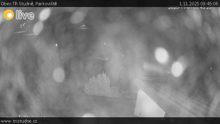 Obec Tři Studně - Parkoviště - 1.11.2025 v 03:45 Obec Tři Studně - Parkoviště - 1.11.2025 v 03:45