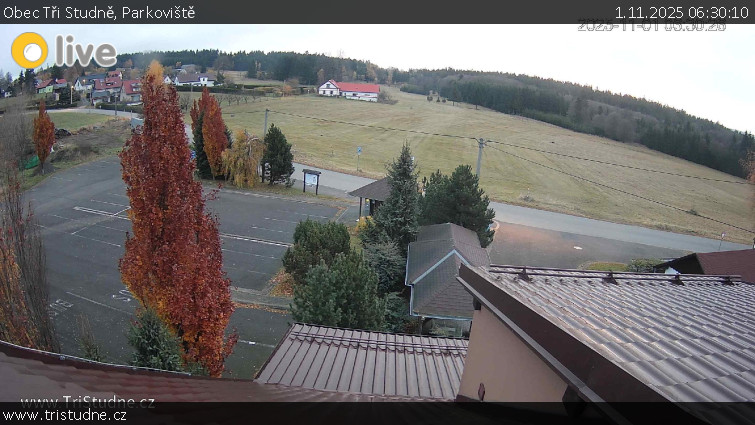 Obec Tři Studně - Parkoviště - 1.11.2025 v 06:30 Obec Tři Studně - Parkoviště - 1.11.2025 v 06:30