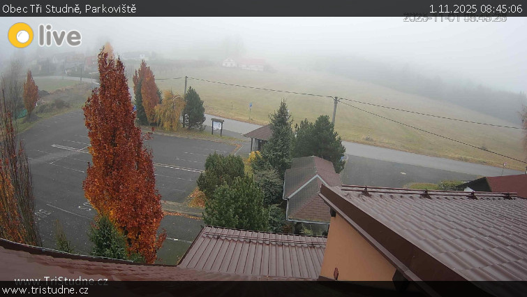 Obec Tři Studně - Parkoviště - 1.11.2025 v 08:45 Obec Tři Studně - Parkoviště - 1.11.2025 v 08:45