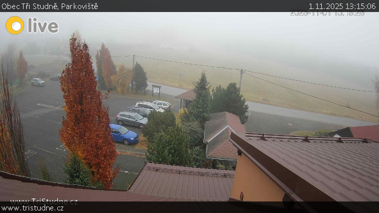 Obec Tři Studně - Parkoviště - 1.11.2025 v 13:15 Obec Tři Studně - Parkoviště - 1.11.2025 v 13:15