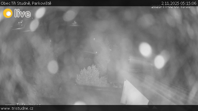 Obec Tři Studně - Parkoviště - 2.11.2025 v 05:15 Obec Tři Studně - Parkoviště - 2.11.2025 v 05:15