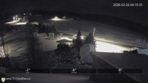 Obec Tři Studně - Parkoviště - 20.2.2026 v 04:15 Obec Tři Studně - Parkoviště - 20.2.2026 v 04:15