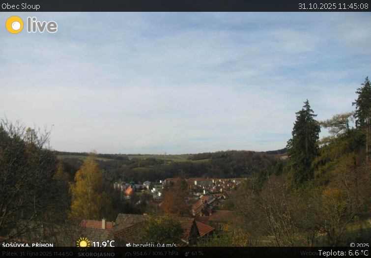 Obec Sloup - Sloup - 31.10.2025 v 11:45 Obec Sloup - Sloup - 31.10.2025 v 11:45