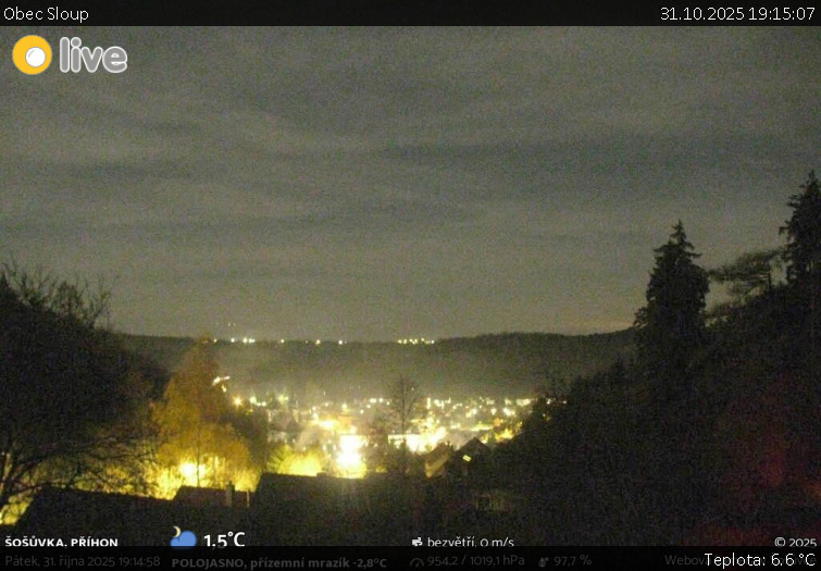 Obec Sloup - Sloup - 31.10.2025 v 19:15 Obec Sloup - Sloup - 31.10.2025 v 19:15