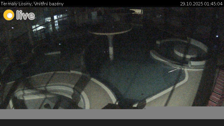 Termály Losiny - Vnitřní bazény - 29.10.2025 v 01:45 Termály Losiny - Vnitřní bazény - 29.10.2025 v 01:45