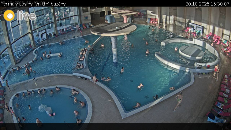 Termály Losiny - Vnitřní bazény - 30.10.2025 v 15:30 Termály Losiny - Vnitřní bazény - 30.10.2025 v 15:30