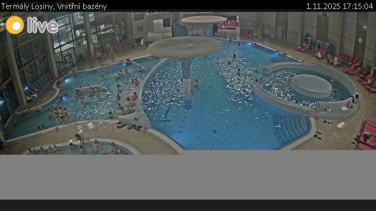 Termály Losiny - Vnitřní bazény - 1.11.2025 v 17:15 Termály Losiny - Vnitřní bazény - 1.11.2025 v 17:15
