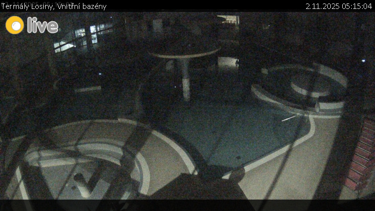 Termály Losiny - Vnitřní bazény - 2.11.2025 v 05:15 Termály Losiny - Vnitřní bazény - 2.11.2025 v 05:15