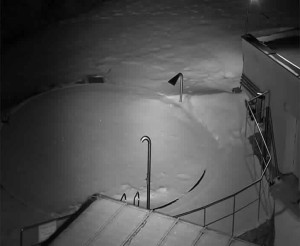 Ski areál SEVERKA v Dolní Lomné - Pohled na bazén - 1.3.2023 v 02:00