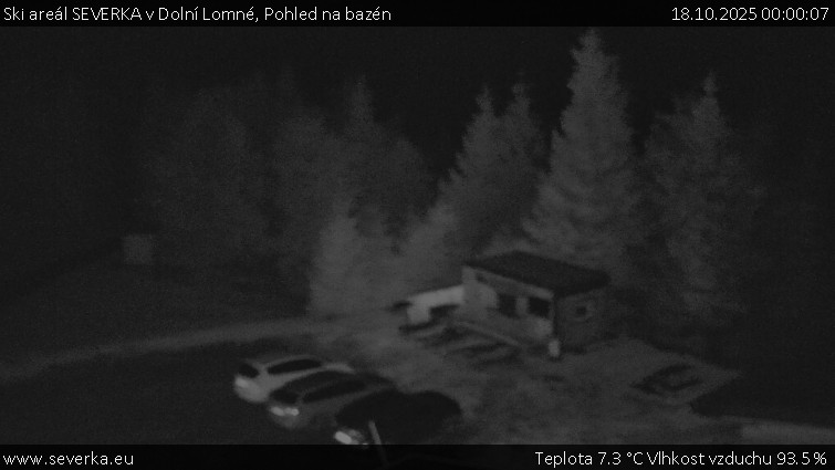 Ski areál SEVERKA v Dolní Lomné - Pohled na bazén - 18.10.2025 v 00:00 Ski areál SEVERKA v Dolní Lomné - Pohled na bazén - 18.10.2025 v 00:00