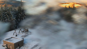 Ski areál SEVERKA v Dolní Lomné - Pohled na bazén - 18.11.2025 v 07:30 Ski areál SEVERKA v Dolní Lomné - Pohled na bazén - 18.11.2025 v 07:30